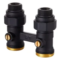 Узел нижнего подключения прямой 1/2'х3/4' EK черный Royal Thermo НС-1559439 Москва
