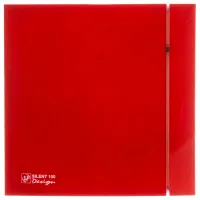 Вентилятор накладной Silent-100 CRZ Red Design 4С с таймером Soler & Palau 03-0103-179 Москва