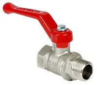 Кран 1/2' ВН рычаг, N/P, никель 11Б27фт1М Valfex VF.215.NR1.012.N/P Москва