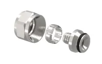 Адаптер обжимной 16x2,2-3/4' ВР, для труб PE-Xa, латунь, Flex-X, евроконус Usystems 1135968 Москва