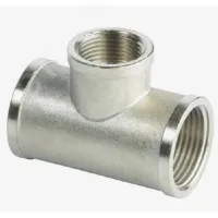 Тройник ВВВ 1'х1/2'х1' переходной, никелированный Aquadeel BFN-011-302