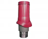 Выход вентиляционный пластиковый изолированный D125/160, цвет Crimson ERA 00-99004526$VWO 125-160 Crimson