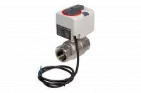 Кран шаровой AMZ-113R PN40 DN 25 KVS60 Tmax110 град. Rp1 CW617N 3х-ходовой Ридан 082G5420R