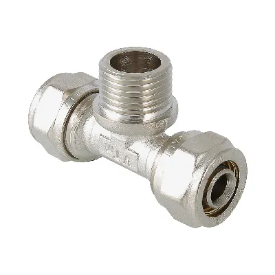 Тройник обжимной 26 х 3/4' НР VALTEC IV3332605