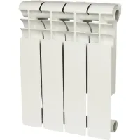 Радиатор биметаллический ROMMER Profi BM 350 4 секции белый Rommer RG008P1IPIPAEI Москва