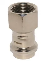 Соединитель нержавеющая сталь 22x3/4' ВР, пресс Rommer RG0091KSNP59TP Москва