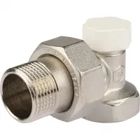 Клапан запорно-балансировочный угловой 3/4 STOUT RG008S6N790JBJ Москва