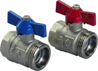 Кран шаровой 1'НР-1'ВР, комплект Usystems 1135962 Москва