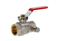 Кран шаровой BVR-DR со спускным элементом PN40 DN 32 Т от -20С +110 град. латунь Ридан 065B8319RG
