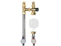 Группа насосная NGSS-20CTS G 3/4' прямая, термостатический смеситель KVs 2.5, 20-43 град. Gidruss NG 20A30 22