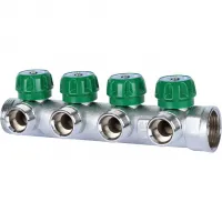 Коллектор распределительный 1'x4 выхода 3/4' ЕК STOUT RG008UJF5BAVQ8