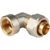 Угольник ВР 1'x32 переходной, для металлопластиковых труб винтовой STOUT RG008S9DJ637C5