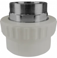 Муфта переходная с наружной резьбой 63X2 под ключ (8/4)  СЕРАЯ Valfex 10135063Г