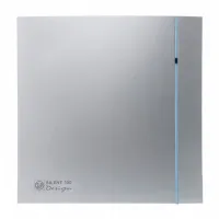 Вентилятор накладной Silent-100 CHZ Silver Design 3C с датчиком влажности Soler & Palau 03-0103-150 Москва