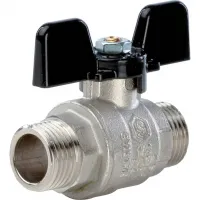 Кран шаровой 1/2' НН ручка бабочка STOUT RG008Q0M4ALB7B