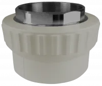 Муфта переходная с внутренней резьбой 110x4 под ключ (2/1)  СЕРАЯ Valfex 10134110Г