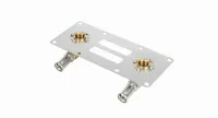 Водорозетка двойная пресс 16x1/2'ВРx16x1/2'ВР для гипсокартона, латунь Henco 28PF-16041604 Москва