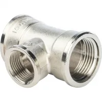 Тройник ВВВ 1'х3/4'х1' переходной, никелированный STOUT RG008Q0QTEMI5J