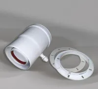 Адаптер начальный вертикальный коаксиальный       d60/100 мм с коненсатоотводчиком для котлов ECO   Classic / ECO Nova Baxi MT71411971 Москва
