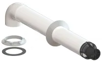Дымоход коаксиальный 60/100 мм L 850 мм с фланцем УТДК 01.06.000.000-02 Москва
