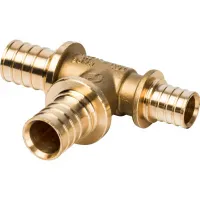 Тройник переходной 25x25x20 для труб из сшитого полиэтилена аксиальный STOUT RG008P0UD7M59T