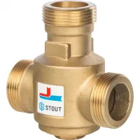 Клапан термостатический смесительный G 1 1/4' НР 70гр STOUT RG008Q0C9E1ICN Москва
