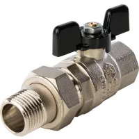Кран шаровой со сгоном 1/2' ВН ручка бабочка STOUT RG00938T5RK0HS Москва