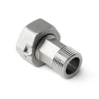 Штуцер с накидной гайкой с ушком для пломбы, Н 1/2X3/4 PRO AQUA 18-m15x