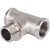 Тройник ВНВ 1/2'х1/2'х1/2' переходной, никелированный STOUT RG008T5ORUNSO3 Москва