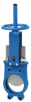 Затвор шиберный (нож) EX-01-600-HW-E DN 600 PN 4 м/ф металл штурвал ADL 345 079
