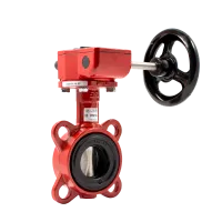 Затвор дисковый поворотный ЗПТС-FL (W)-3-065-MDV-HT DN 65 PN 16 м/ф (с редукт.) ADL 27 258