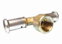 Тройник пресс 26x1/2'ВРх20 переходной, латунь Henco 13P-260420