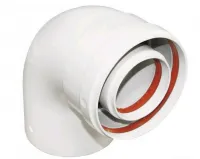 Отвод 90град. промежуточный коаксиальный d 60-100 мм без муфты Baxi MT71410151 Нижний Новгород