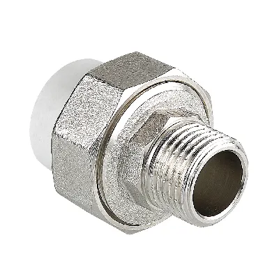 Муфта разъемная 40 х 1 1/4' НР полипропиленовое PPR белое VALTEC PV7614007