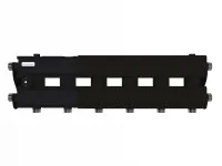 Коллектор модульный MK-60-4D.EPP на 4 контура G 1', магистраль G 1', с термоизоляцией до 60 кВт черный муар с серебром, ст. 09Г2С Gidruss MK 6003T 20