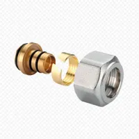 Соединитель коллекторный обжимной для полимерной PEX трубы 16 (2.0)х3/4' AQUALINK 02720 Нижний Новгород
