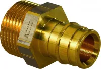 Штуцер 20х1/2'НР, латунь Usystems 1136008 Нижний Новгород