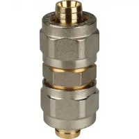 Муфта соединительная 16х16 для металлопластиковых труб винтовой STOUT RG008S9DIN4U32 Москва