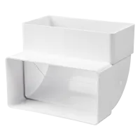 Колено вертикальное 120x60 в индивидуальной упаковке 7272 ZERNBERG 00-019178